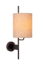 Magic Ø18 Svart vägglampa från Lucide - Det indirekta ljuset &auml;r perfekt ovanf&ouml;r en sk&auml;nk i ett mysigt vardagsrum eller som en mild nattlampa i sovrummet.