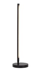 Finan 60cm Svart bordslampa från Lucide - En touch-sensor p&aring; lampan som l&aring;ter dig enkelt justera ljusstyrkan.