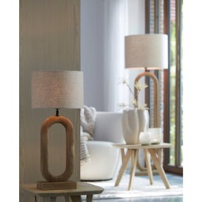 Paceco 44cm Trä från Light & Living - Placera den på ett sidobord, en byrå eller i sovrummet för att addera en varm och naturnära touch till ditt hem!
