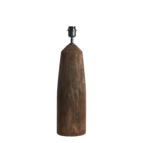 Trapani 45cm Trä från Light & Living - Den avsmalnande formen och de vackra tr&auml;&aring;dringarna ger en varm och organisk k&auml;nsla som passar perfekt i b&aring;de moderna och lantliga interi&ouml;rer.