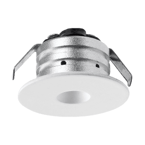 P-132 Mini Downlight 2700K Vit från Designlight - Dioden &auml;r placerad en bit in i armaturen f&ouml;r att minimera bl&auml;ndning.