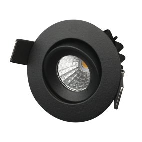 Q-16 Mini Downlight 3000K Svart från Designlight - Med ljusfl&ouml;de p&aring; 310 lumen har armaturen ett brett anv&auml;ndningsomr&aring;de och kan monteras b&aring;de som dekorativ, effektbelysning eller som del av allm&auml;nbelysning i ett rum.