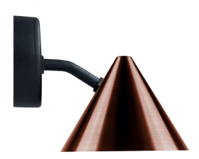 Tratt Micro Mörkoxiderad koppar från Westal - Tratt Micro &auml;r en vidareutveckling av armaturen Tratt som nu omarbetats av Westal i en modern tappning.