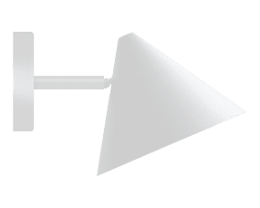 Tratt Micro IP20 Vit vägglampa från Westal - Tratt Micro &auml;r en vidareutveckling av armaturen Tratt.