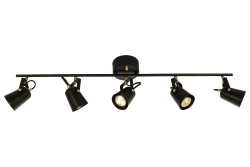 Metz 5 Svart spotlight från Aneta Lighting - Metz takspot i metall.