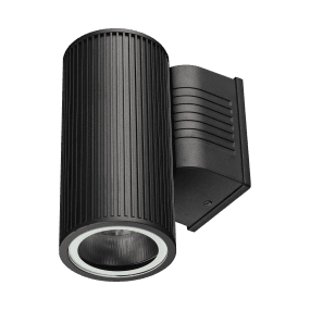 Wally Mörkgrå utelampa från Designlight - Armaturen &auml;r tillverkad av pulverlackerad aluminium och t&auml;ckt med en s&auml;rskilt t&aring;lig f&auml;rg fr&aring;n Akzo Nobel f&ouml;r att klara av utomhusmilj&ouml;er.
