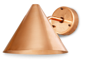 Tratt LED Råkoppar från Westal - Bakstycket har tv&aring; in- och utg&aring;ngar samt snabbkopplingsplint f&ouml;r enkel installation.