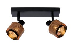 Rafa 2 Svart spotlight från Lucide - Du kan ocks&aring; ansluta Rafa till en extern dimmer, vilket g&ouml;r att du enkelt kan skapa st&auml;mning och trivsel i alla rum och vid alla tidpunkter p&aring; dagen.