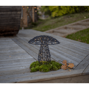 Otto 34cm Svart från Star Trading - Gjord av svart konstrotting med metallstomme.