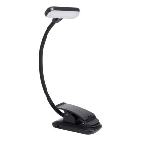 Yamenzi Svart portabel från Eglo - Yamenzi &auml;r en praktisk och flexibel LED-lampa med kl&auml;mf&auml;ste som g&ouml;r den enkel att placera p&aring; exempelvis skrivbordet, s&auml;nggaveln eller en hylla.