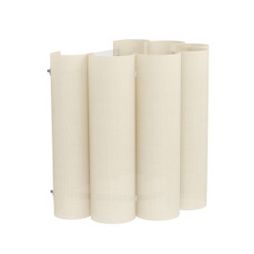 Collegrilli 17cm Beige vägglampa från Eglo - Den ljusa beige f&auml;rgen ger ett varmt och ombonat uttryck samtidigt som ljuset silas mjukt genom textilen.