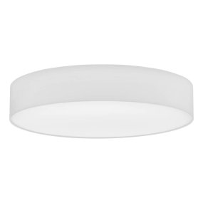 Pasteri Ø76 Vit plafond från Eglo - Dess tidl&ouml;sa form och subtila f&auml;rg g&ouml;r den l&auml;tt att matcha med olika inredningsstilar, samtidigt som den &auml;r ett h&aring;llbart och stilfullt val f&ouml;r det moderna hemmet.