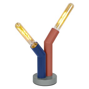 Straw 28cm Flerfärgad bordslampa från Ledvance - Straw &auml;r en lekfull bordslampa med h&auml;rliga kul&ouml;rer.