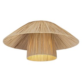 Bamboo Paper Hut Ø40 Natur plafond från Ledvance - Den naturliga formgivningen och det naturliga materialet g&ouml;r att den passar in i n&auml;stan alla hem och stilar.