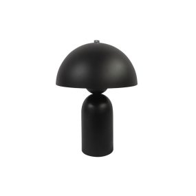Capello 35cm Svart bordslampa från Nordic Lighting - Den dekorativa kromdetaljen p&aring; toppen ger ett elegant lyft och g&ouml;r lampan till ett vackert inslag i b&aring;de sovrum, vardagsrum och hall.