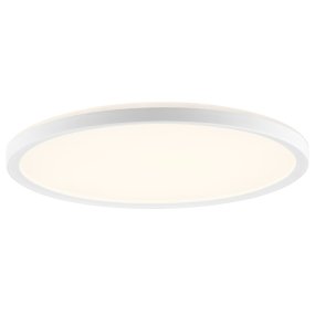 Avola Ø30 Vit plafond från Brilliant - Avola &auml;r en stilren plafond i vit plast med ett enkelt och modernt uttryck.