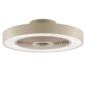 Catania Ø48 Beige från Brilliant - Armaturen &auml;r dessutom utrustad med IC-RGB-teknik som skapar mjuka f&auml;rg&ouml;verg&aring;ngar och levande ljuseffekter f&ouml;r en unik och st&auml;mningsfull atmosf&auml;r.