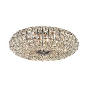 Broche Ø50 Nickel kristall från Maytoni - Broche &auml;r en storslagen kristallplafond som f&ouml;rvandlar vilket rum som helst till ett lyxigt utrymme.