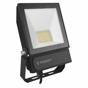 Elly Strålkastare 50W Svart från Designlight - Den &auml;r ett utm&auml;rkt val f&ouml;r belysning av uppfarter, entr&eacute;er, uteplatser, g&aring;rdsytor och andra utomhusmilj&ouml;er d&auml;r ett j&auml;mnt och effektivt ljus &ouml;nskas.