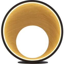 Curio 30cm Natur bordslampa från Searchlight - Lampans minimalistiska och futuristiska utformning g&ouml;r den till ett perfekt inslag f&ouml;r b&aring;de moderna och klassiska interi&ouml;rer.