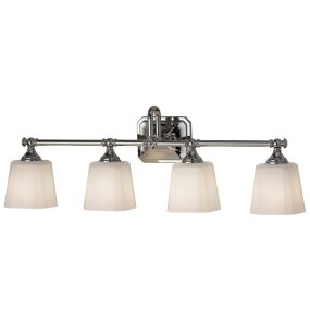 Concord 76cm Krom badrumslampa från Elstead Lighting - Concord &auml;r en elegant och tidl&ouml;s badrumslampa som f&ouml;renar klassisk design med modern funktionalitet.