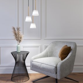 Gil il Grande Ø13 Satin mässing från Herstal - Med sin klassiska design och mjuka ljus tillf&ouml;r den elegans och stil till din inredning.