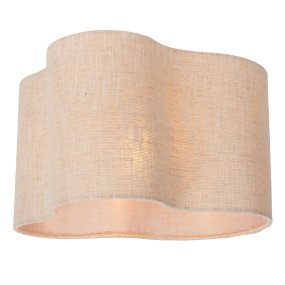 Chantal Ø40 Beige plafond från Lucide - Chantal &auml;r en mjuk och inbjudande plafond med en organisk form som ger rummet ett harmoniskt uttryck.