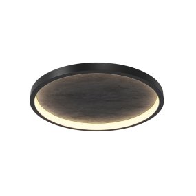 Orign Ø60 Svart plafond från Maytoni - Orign &auml;r en plafond i metall med en elegant stenimitation i mitten som ger ett naturligt och exklusivt intryck.