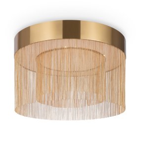 Imaginary Ø55 Guld plafond från Maytoni - Imaginary &auml;r en elegant plafond i metall med lyxig guldfinish och dekorativa kedjedetaljer som skapar ett mjukt och exklusivt intryck.