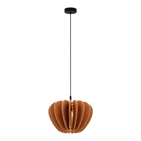 Cambio Ø48 Orange taklampa från Maytoni - Serien finns i flera f&auml;rger och former och kan h&auml;ngas i h&ouml;ga rum tack vare den 3 meter l&aring;nga kabeln &ndash; perfekt f&ouml;r kreativa ljusinstallationer som speglar st&auml;mningen i rummet.