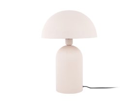 Boaz 43cm Beige från Leitmotiv - Boaz bordslampa i metall har en modern och stilren design med en trendig, svampformad silhuett.