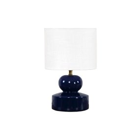 Muschi 36cm Blå bordslampa från Nordic Lighting - Den eleganta f&auml;rgkombinationen och stilrena designen g&ouml;r lampan till ett snyggt och funktionellt inslag i hemmet.