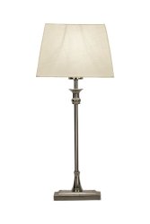 Anette 55cm Silver bordslampa från Aneta Lighting - Skapa en elegant atmosf&auml;r i ditt hem med denna stilfulla bordslampa.