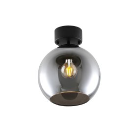 Globi Ø25 Svart/Rökfärgad plafond från Nordic Lighting - Ge rummet ett varmt och elegant uttryck med denna taklampa i tidl&ouml;s design.