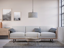 Soft Ø40 Grå ull från Belid - Soft pendel ger en ombonad men modern känsla och de många färgerna gör det enkelt att kombinera med inredningen.