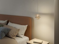 Picasso Ø18 Nougat från Belid - F&auml;rgerna gifter sig mycket behagligt med naturn&auml;ra inredningsstilar, men &auml;ven mer grafiska inredningsstilar, d&auml;r man vill ha en lagom framtoning av inredningsdetaljerna.