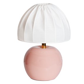 Peach 27cm Rosa bordslampa från Cottex - Peach &auml;r en charmig bordslampa som kombinerar mjuka f&auml;rger med en lekfull form.