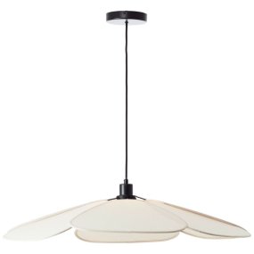 Capucine Ø77 Beige taklampa från Brilliant - Denna unika pendellampa med blominspirerad design &auml;r en elegant och kreativ detalj som lyfter ditt hem.