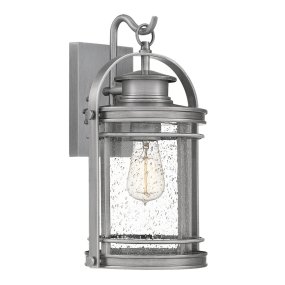 Booker 38cm Aluminium från Elstead Lighting - Booker &auml;r en stilfull och robust fasadlampa med en design inspirerad av klassiska marina lanternor.