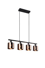 Jason 75cm Brons taklampa från Trio Lighting - Jason &auml;r en elegant pendel med industriell design gjord av metall.