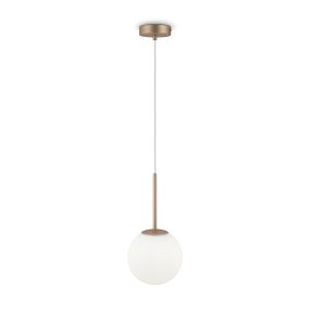 Basic form Ø18 Guld från Maytoni - Med sin mjuka opalglasglob och en smal metallisk armatur i en guldfinish, ger lampan ett vackert och behagligt ljus som passar perfekt i b&aring;de moderna och klassiska inredningsstilar.