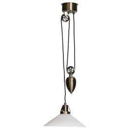 Skomakare Ø30 Antikmässing taklampa från Cottex - Den praktiska och stilrena designen ger flexibilitet i installationen och passar perfekt i b&aring;de moderna och klassiska milj&ouml;er.
