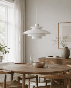 Stealth 2 Ø50 Vit taklampa från Nordic Lighting - Stealth &auml;r en klassisk takpendel med en stilren och tidl&ouml;s design.
