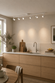 Omega 6 Vit spotlight från Nordic Lighting - Omega &auml;r en klassisk spotlight med tidl&ouml;s design i vit metall.