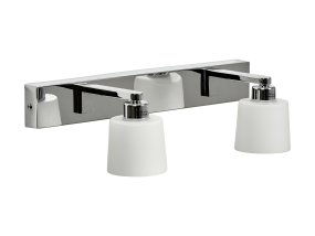Ulvö 40cm Krom badrumslampa från Armaturhantverk - Denna lampa kombinerar funktion och design f&ouml;r att ge ditt badrum en upplyftande och stilfull atmosf&auml;r.