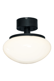 New August Ø27 Svart plafond från Aneta Lighting - F&ouml;r dig som vill ha en lampa med karakt&auml;r utan att ta &ouml;ver rummet &auml;r New August det idealiska valet &ndash; en stilren detalj som f&ouml;rh&ouml;jer hela din inredning.
