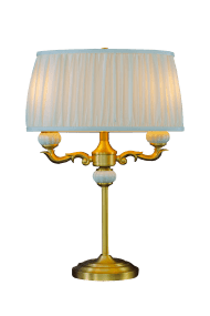 Toulouse 55cm Guld bordslampa från Aneta Lighting - Toulouse bordslampa har ett klassiskt och elegant uttryck med dekorativa detaljer och en vacker guldfinish.