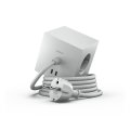 Square 1 with 30W Dual USBC & Magnetic base, 3m Grå från Avolt - Grenuttag från Avolt med en stilren design med en lång sladd i PVC, en kub i återvunnen plast och en magnetplatta i botten för att kunna hängas upp på väggen.