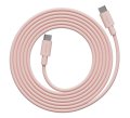 Cable 1 USB C to USB C Charging Cable, 2m Rosa från Avolt - Cable 1 USB-C till USB-C fr&aring;n Avolt kombinerar kraftfull laddning med stilren skandinavisk design.