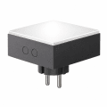LAMP 1 - EU Svart från Avolt - Denna smidiga lilla lampa ansluts direkt i v&auml;gguttaget (230V) och passar perfekt som exempelvis nattlampa eller st&auml;mningsbelysning i hall, sovrum eller andra utrymmen d&auml;r du vill ha ett mjukt ljus.